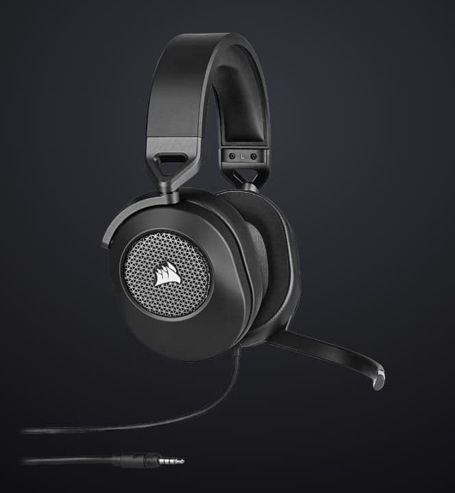 CORSAIR HEADSET HS65 SURROUND CARBON