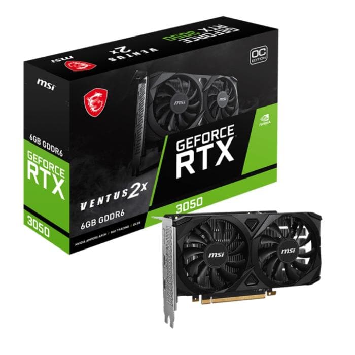 MSI VGA NVIDIA RTX 3050 VENTUS 2X 6G OC