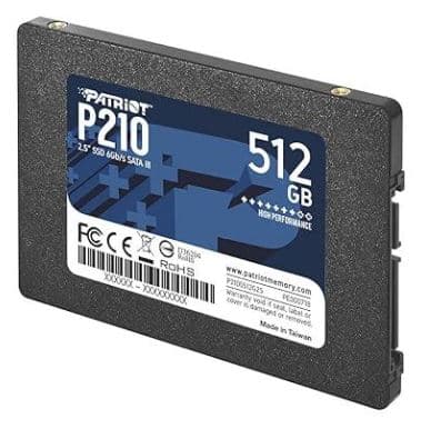 PATRIOT SSD P210 512GB SATA 3 2.5 SSD